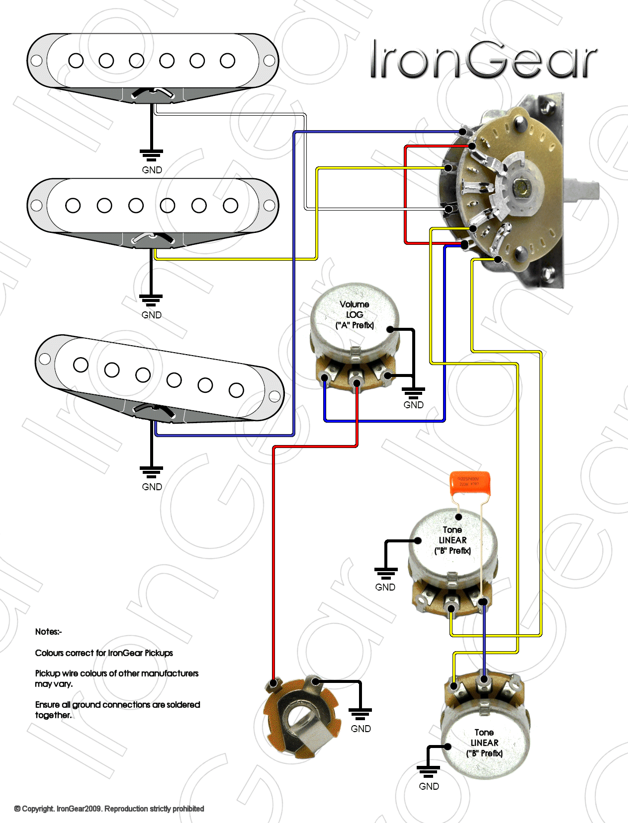 3 Way Guitar Switch Wiring Diagram from axetec.co.uk
